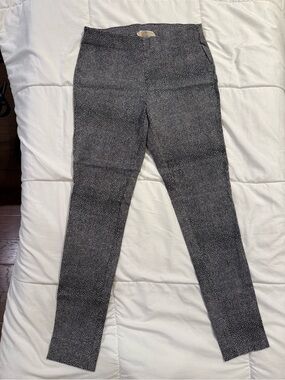 Michael Kors Black Speckle Print Stretch Leggings